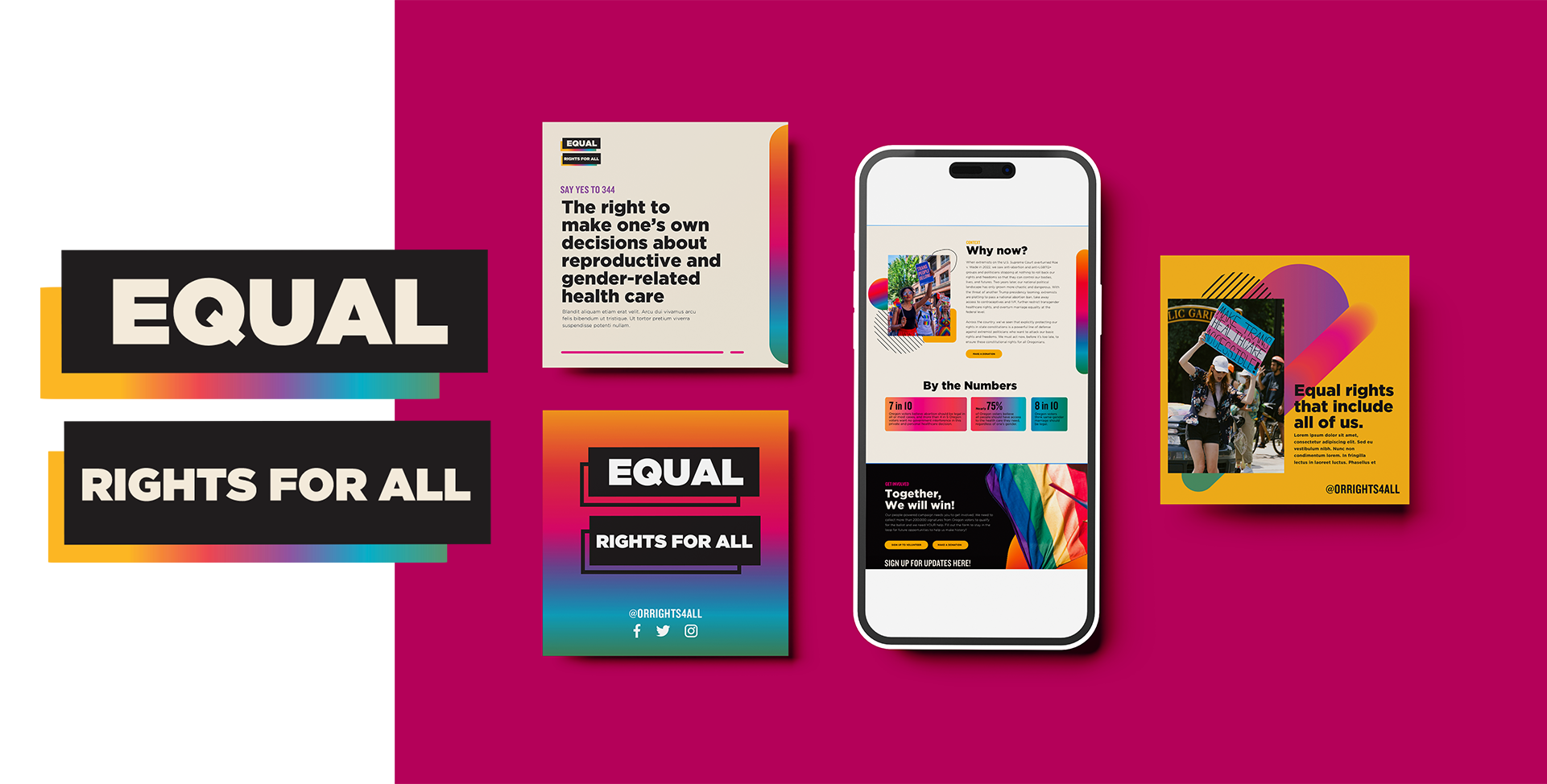 Everyone deserves equal rights, no exceptions. - STCK Design
